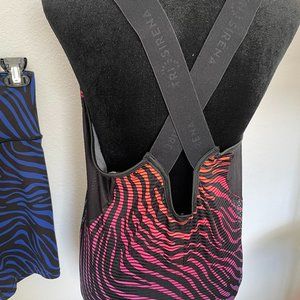 Tri Sirena animal print workout tank